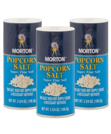 Morton Popcorn Salt Shaker Popcorn Seasoning 3.75oz (Pack of 3)