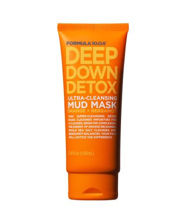 FORMULA 10.6 Ten O Six Facial Masks DEEP DOWN DETOX 3.4 Fl Oz