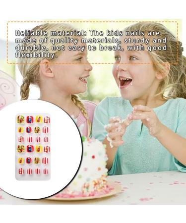 Dajidafu 1 Set Christmas Nail Wraps Press on Nails for Kids Cartoons Style Toe Decor Children Art Decals Beauty Tool Manicure PNT-16-18 - Buy Online on SooperMarket.com