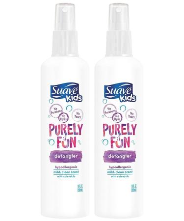 Suave Kids Detangler Purely Fun 10 Ounce (Pack of 2)