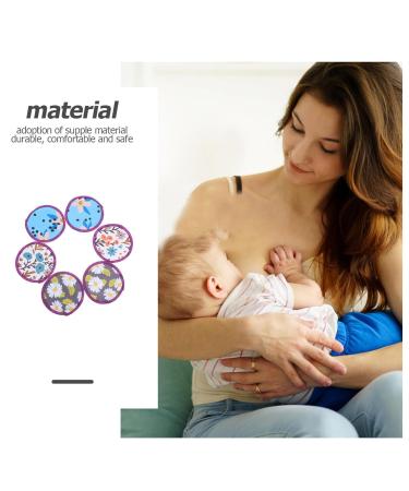 VILLCASE 6Pcs Professional Breastfeeding Cushions | Anti-Overflow Breast Pads for Moms - 10cm Polyester Cotton & TPU Coated Cloth - Buy Online on SooperMarket.com