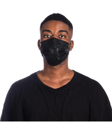 MEDI SANT 50+1 Black Disposable Surgical Masks - EN14683 Type I BFE 95% 3-Ply Protective Face Masks for International Shipping - Buy Online on SooperMarket.com