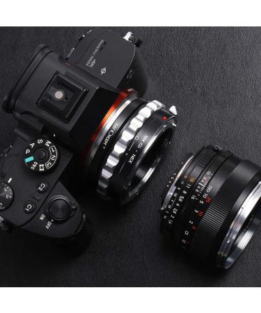 K&F Concept Nikon G to Sony E-Mount Lens Mount Adapter for Alpha A7 A6000 A6300 A6500 - NIK(G)-NEX Compatible - Buy Online on SooperMarket.com