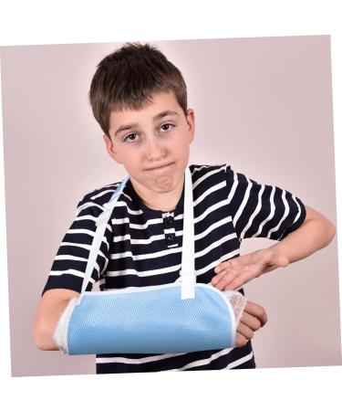 CIYODO Children's Arm Sling Arm Sling for Shoulder Sling Immobilizer Sling Arm Brace Net 60X30CM Sky-blue - Buy Online on SooperMarket.com