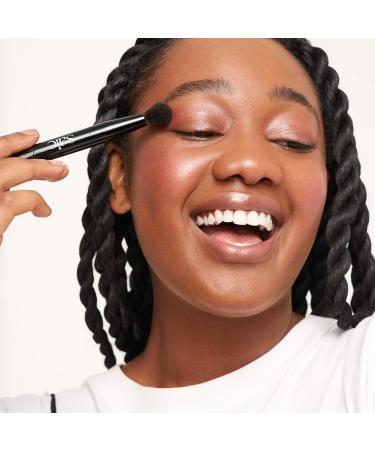 Saie The Double Brush | Multi-Use Dual Ended Makeup Brush for Highlighting Contouring & Concealing | Vegan & Cruelty-Free Face Brush - Buy Online on SooperMarket.com