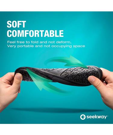 SEEKWAY Water Shoes Quick-Dry Aqua Socks | Beach Pool Swim Yoga | Women Men SK001 Black - Buy Online on SooperMarket.com