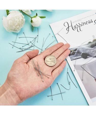 DanLingJewelry 304 Stainless Steel Ball Head Pins 40mm - 500 Pcs | Jewelry Making Findings - Buy Online on SooperMarket.com
