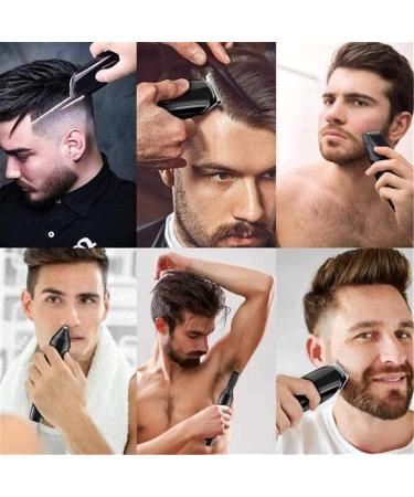 Premium 6-in-1 Hair Clipper & Beard Trimmer Kit for Men - Cordless Waterproof USB Rechargeable Grooming Set - Buy Online on SooperMarket.com