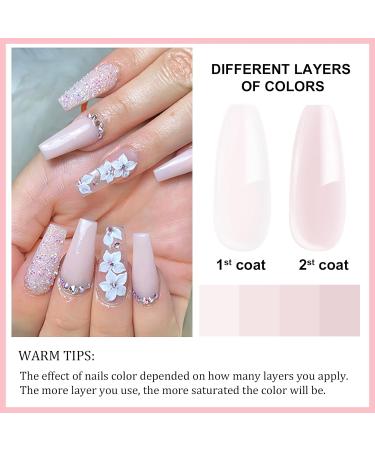 Saviland 5-In-1 Builder Nail Gel - Light Pink 15ml | U V/LED Nail Polish for Professional Manicure and Nail Repair - Buy Online on SooperMarket.com