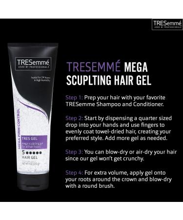 TRESemme Mega Sculpting Hold Hair Gel 9oz (Pack of 4) with Coconut Oil - Edge Control, Frizz Control for Curly Hair - Buy Online on SooperMarket.com