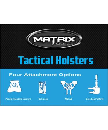 Evike Matrix Modular Attachment for Hardshell Adjustable Holster - Paddle Attachment (54398) - Buy Online on SooperMarket.com