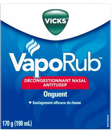 Vicks VapoRub Nasal Decongestant Cough Suppressant Relief from Cold Aches & Pains & Vapoinhaler Nasal Decongestant with Soothing Vapors for Temporary Relief due to a Cold 190 ml (Pack of 1) Original+ VapoInhaler - Buy Online on SooperMarket.com