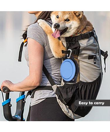Buy Foldable Silicone Meal Cones & Double Dog Bowls | Portable Pet Feeders for Travel & Camping - Buy Online on SooperMarket.com