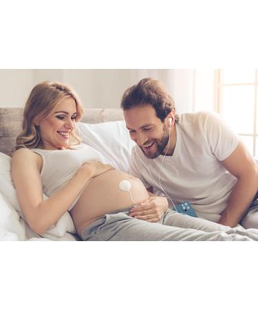 Baby Bump Headphone Pregnancy Belly Speaker - Blue | Mosalogic Pregnancy Gift for Mom to Be - Buy Online on SooperMarket.com