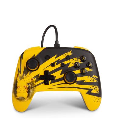 PowerA Enhanced Wired Controller for Nintendo Switch - Pok mon: Pikachu Lightning Lightning Pikachu