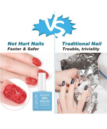 Gel Polish Remover 15ml - Quick, Clean, and Harmless Soak-Off Gel Nail Polish Remover - Easy to Use, Gentle on Nails - Buy Online on SooperMarket.com