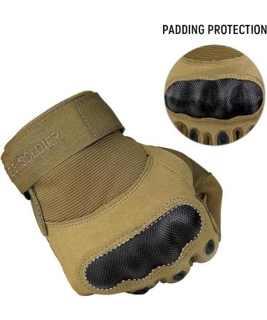 FREE SOLDIER Men's Full Finger Gloves for Work, Gardening, Cycling, Motorcycle - Large Size - Buy Online on SooperMarket.com
