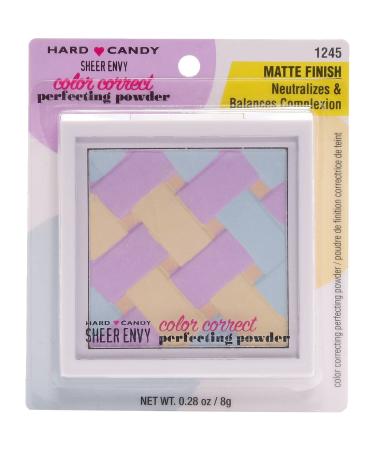 Hard Candy Sheer Envy Color Correct Perfecting Powder - 1245 Matte Finish 0.28 oz