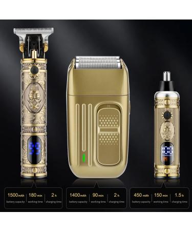 Karrte Men's Grooming Kit - Professional Hair Clippers Electric Razor Nose Trimmer & Beard Trimmer Set | Perfect Gifts for Men - 963 Bronze - Buy Online on SooperMarket.com