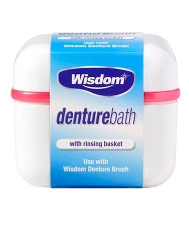 Wisdom Denture Bath With Rinsing Basket