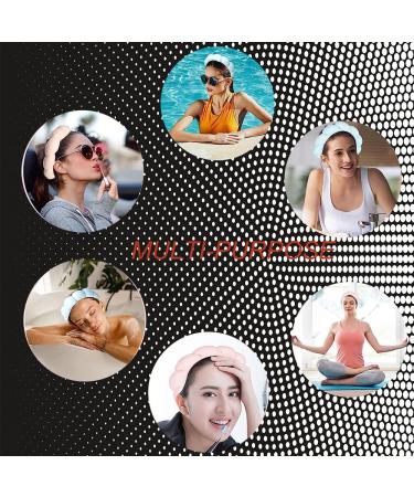 Velvet Spa Headband for Women | Puffy Headband for Skincare, Makeup & Face Mask | Soft and Comfortable - Black - Buy Online on SooperMarket.com