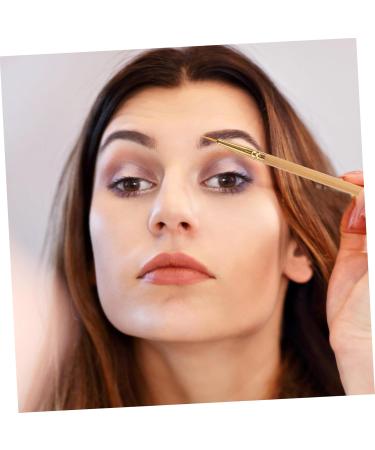 Baluue 1pcs Double Ended Eyeliner Brush Eyeliner Pencil Straight Bent Angled Brush Brush - Buy Online on SooperMarket.com