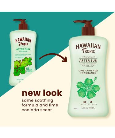 Hawaiian Tropic Lime Coolada After Sun 16oz | Refreshing After-Sun Care | Shop Internationally - Buy Online on SooperMarket.com