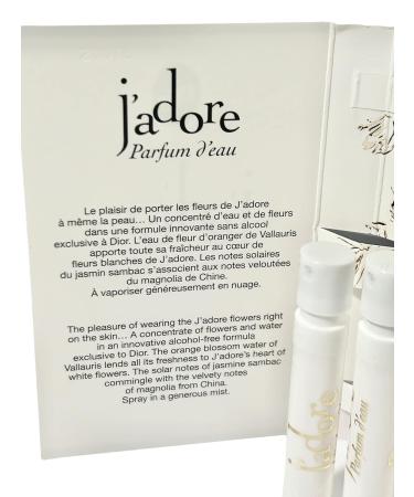 Dior J'adore Parfum D'Eau Women Sample Spray Perfume Set of 3 - Buy Online on SooperMarket.com