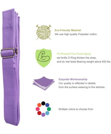 UBING Leg Stretcher Door Flexibility Trainer | Splits Trainer for Dance Ballet | Over The Door Stretch Strap for Flexibility - Light Purple - Buy Online on SooperMarket.com