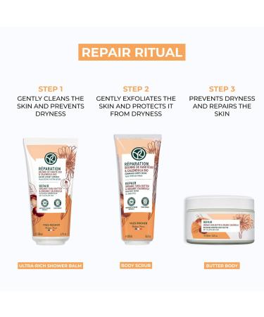 Yves Rocher Repairing Whipped Body Butter - Intense Nourishing Shea Butter Cream for Dry Skin (8.4 FL OZ) - Shop Internationally - Buy Online on SooperMarket.com