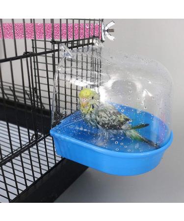 PINVNBY Parrot Bird Bath Box with Perches Stand - Ideal for Small Birds - 5 PCS Random Color - Buy Online on SooperMarket.com