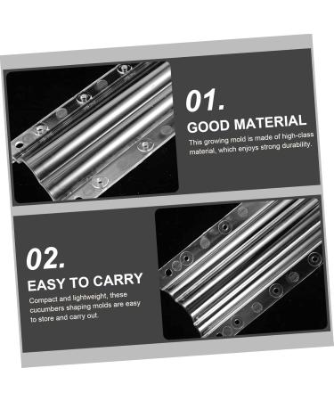Milisten Horticulture 3pcs Vegetable Shaping Mold Strawberry Garden Tools Cucumber Molds As Shown 20x6cm - Buy Online on SooperMarket.com