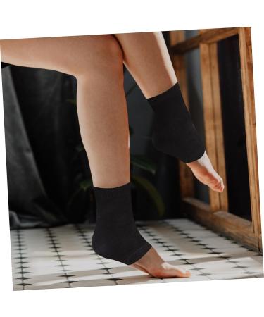 Mikinona 2 Pairs Gel Heel Socks Foot Lotion Spa Socks Sleep Spa Socks Gel Moisturising Socks Heel Repair Socks Moisturizing Feet Sock No Slip Spa Socks Gel Ankle Socks Gel Lining Cotton - Buy Online on SooperMarket.com