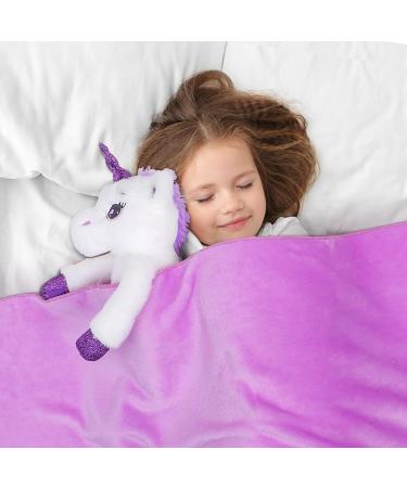 Latocos Unicorn Gifts for Girls Age 3-8: Plush Unicorn Stuffed Animal Blanket Bag - Perfect Kids Birthday or Christmas Present for Toddlers 3-8 Years Old - Buy Online on SooperMarket.com