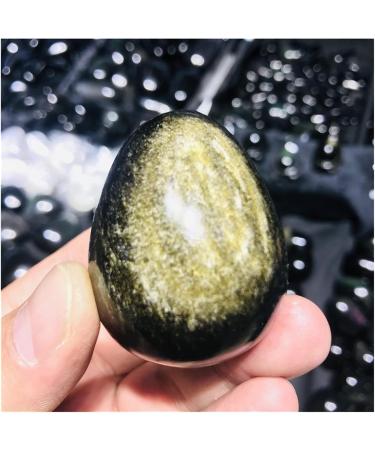 Crystal Natural Gold Obsidian Stones Eyes Play with Ornaments 4-5cm 1pc - Buy Online on SooperMarket.com