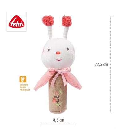Fehn Stabgreifling Bee - Motor Skills & Sensory Baby Toy - Cuddly Squeaky Gift for 0+ Months - Buy Online on SooperMarket.com