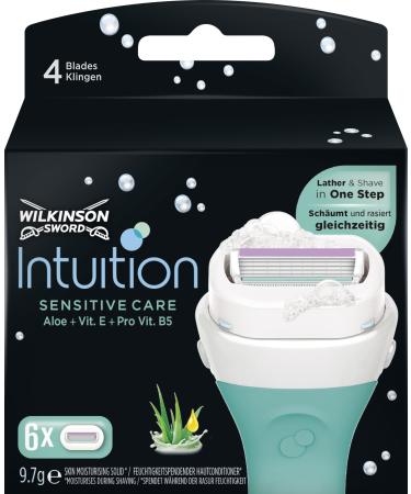 Wilkinson Sword Intuition Sensitive Care Razor Blades for Women 6 pcs