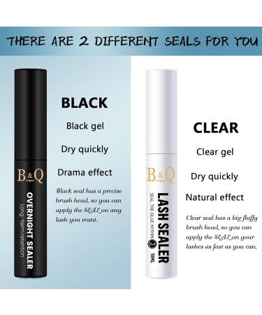 Lash Seal 10ml - Long-Lasting Overnight Lash Sealer for Eyelash Extensions | B&Qaugen Lash Sealant for Cluster Coating - Buy Online on SooperMarket.com