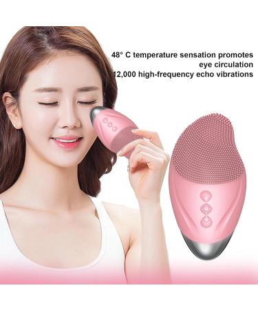 Maodom Face Cleansing Brush Soft Silicone Face Cleansing Brush | Vibrating Rechargeable Waterproof Skin Care Tool for Firming Enhances Product Absorption Pink (English) - Buy Online on SooperMarket.com
