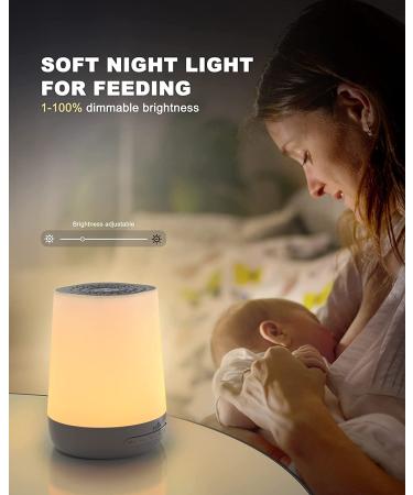 Portable Baby Sound Machine with Night Light | 34 Soothing Sounds | Remote Control via App-WiFi | Ideal for Adults, Kids, Travel | BABYMUST BM01 - Buy Online on SooperMarket.com