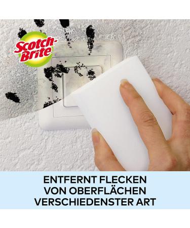 Scotch-Brite Magic Dirt Eraser - 12 Pack Cleaning Sponges for Walls Shoes & Sinks - Chemical-Free Spot Removal - Buy Online on SooperMarket.com