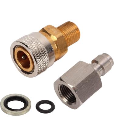 Bediffer 1/8 BSPP Quick Release Coupler Socket - CNC Machined for Pneumatic Toys - Buy Online on SooperMarket.com