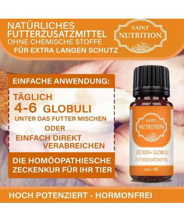 Saintnutrition Anti Tick Globules for Dogs & Cats | Natural Pet Treatment & Immediate Protection - Buy Online on SooperMarket.com