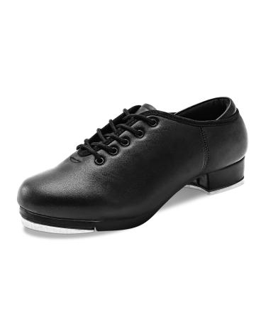 Child Jazz Tap Dance Shoes for Unisex Girls and Boys (Toddler/Little Kid/Big Kid) 2.5 Little Kid Black