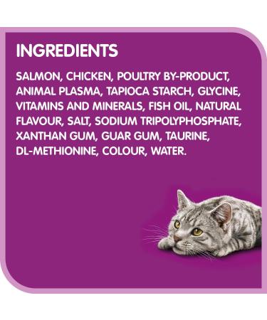 whiskas Perfect Portions Wet Cat Food Cuts in Gravy Salmon 75 gram (Pack of 24) - Packaging May Vary - Buy Online on SooperMarket.com