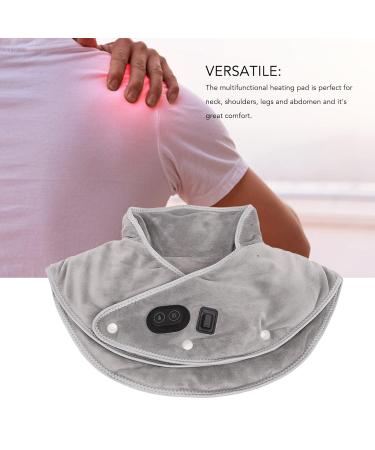 Shop ZoBel Gray Electric Heating Cushions for Neck & Shoulders - 3-Stage Temp Control & Massage | Ultimate Tissue Relaxation - Buy Online on SooperMarket.com