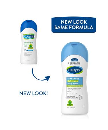 Cetaphil Ultra Gentle Body Wash 16.9 fl oz - Refreshing Scent & Hydrating Formula - Buy Online on SooperMarket.com