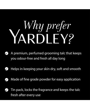 Yardley Elegance Perfumed Talcum Powder 100gm - Luxurious Scent for Everyday Elegance - Buy Online on SooperMarket.com