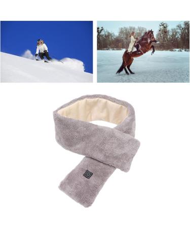 ZLXHDL USB Electric Heated Neck Pillow & Winter Scarf for Women - Intelligent Thermal Heating 3 Temperature Settings Perfect for Cold Weather (Gray) - Buy Online on SooperMarket.com