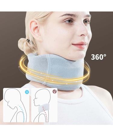 Neck Brace Cervical Collar Adjustable Soft Brace Wraps for Neck - Soft Neck Support Brace for Sleeping Aligns & Stabilizes Vertebrae Ensures Stability for Women & Men - Buy Online on SooperMarket.com